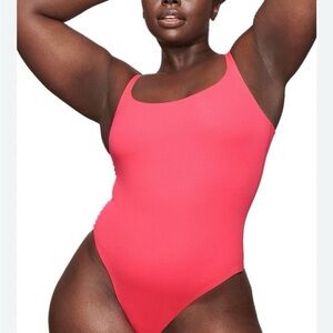 Skims Brand New (NWT) Fit Everybody Bodysuit - Ultra Pink